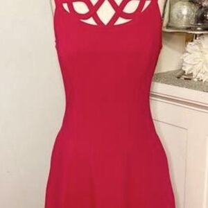 White House Black Market - Red Cocktail Dress